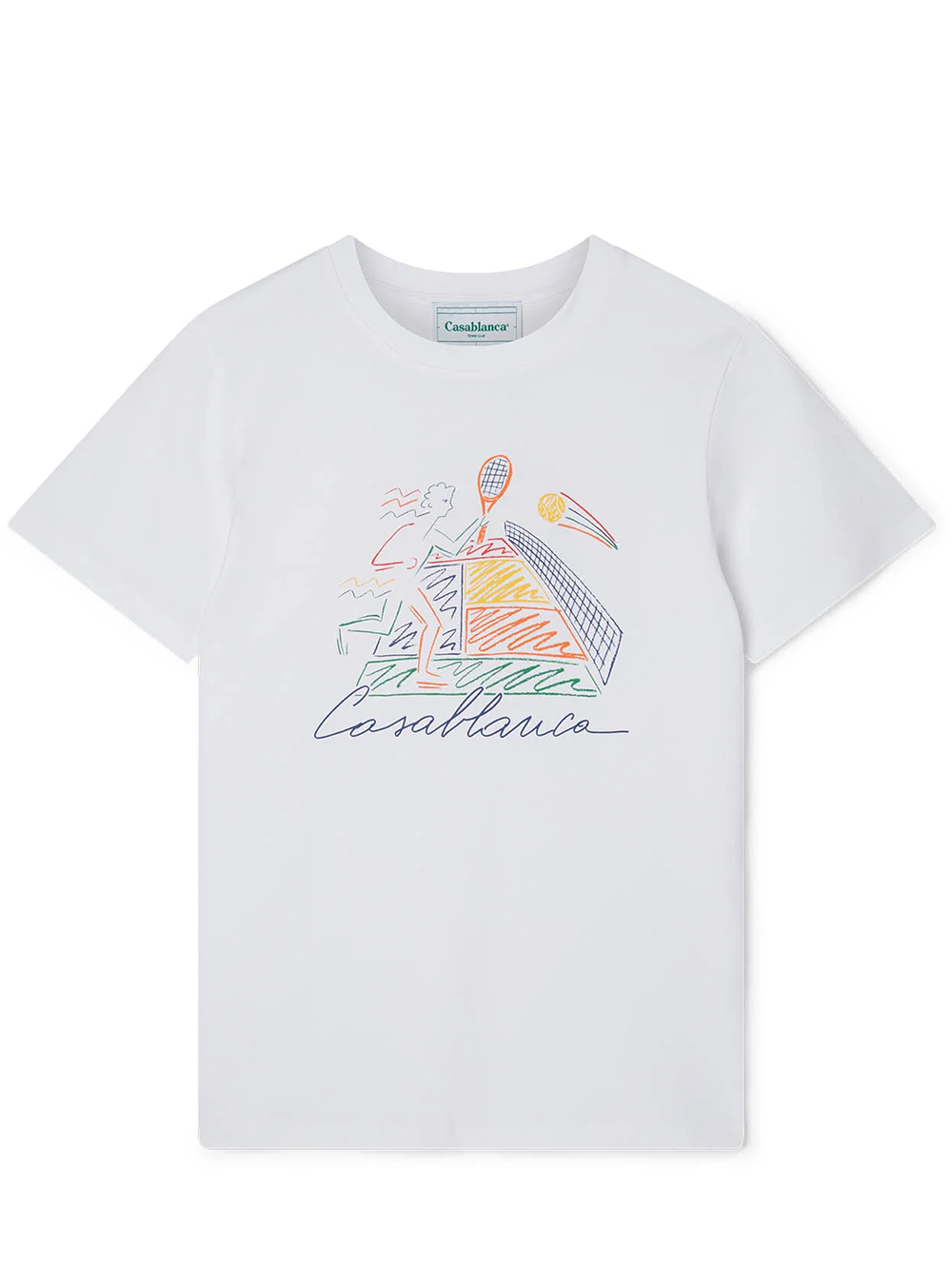 Casablanca T-shirts and Polos White WF23JTS00203 (Casablanca / Tシャツ・カットソー ) | Casablanca (カサブランカ)