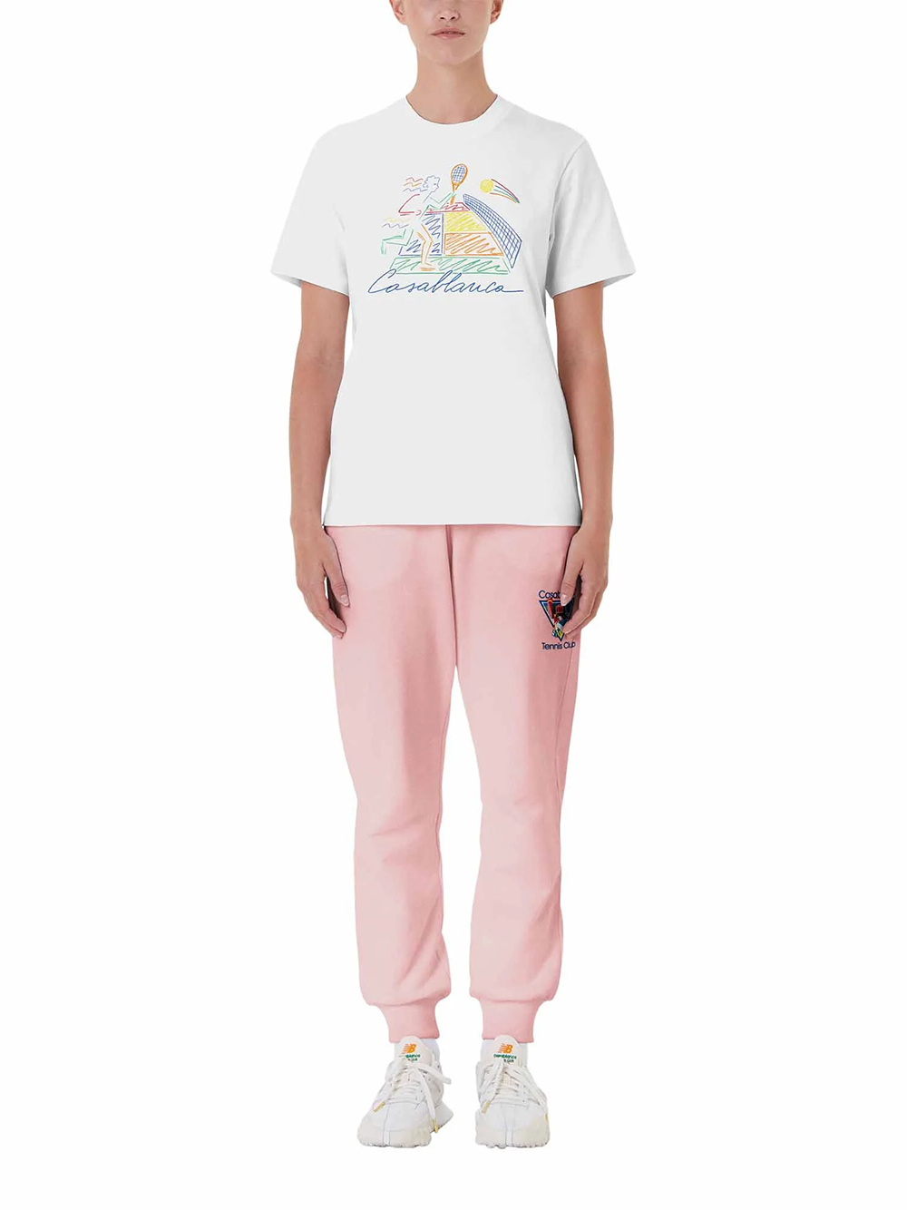 Casablanca T-shirts and Polos White WF23JTS00203 (Casablanca / Tシャツ・カットソー ) | Casablanca (カサブランカ)(2)