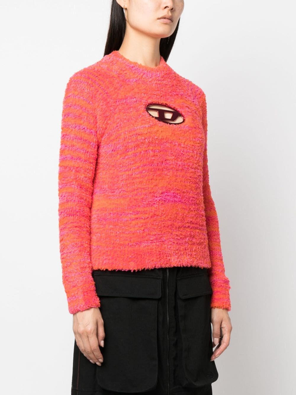Diesel Sweaters Orange A111610BMAG3CX (Diesel / ニット・セーター・カーディガン ) | Diesel (ディーゼル)(2)