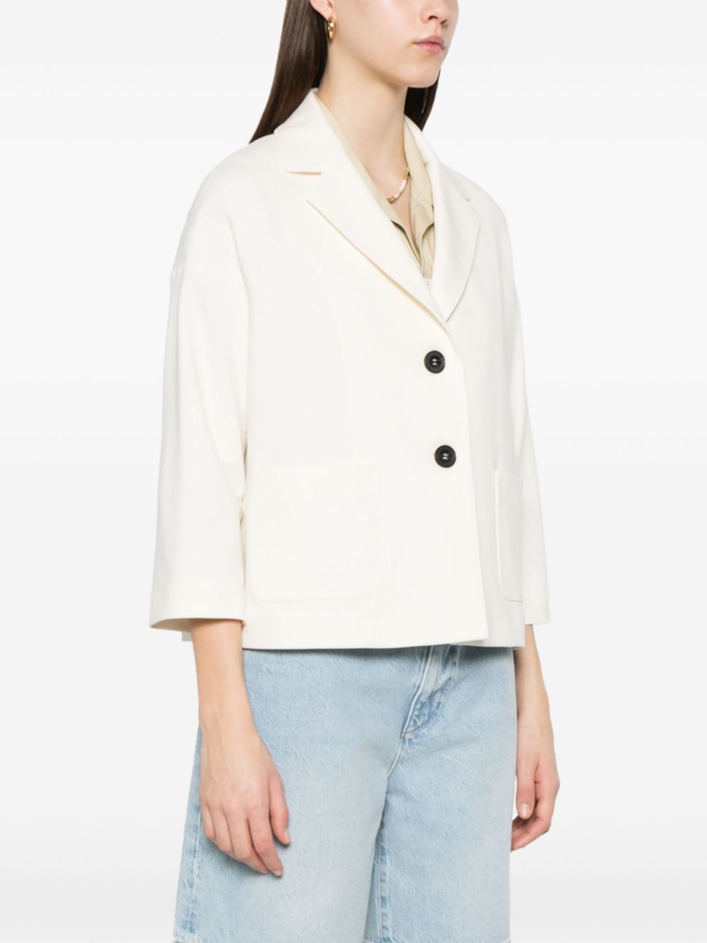 Circolo 1901 Jackets White FD3353LATTE (CIRCOLO 1901 / ブレザー・ジャケット ) | CIRCOLO 1901 (チルコロ1901)(1)