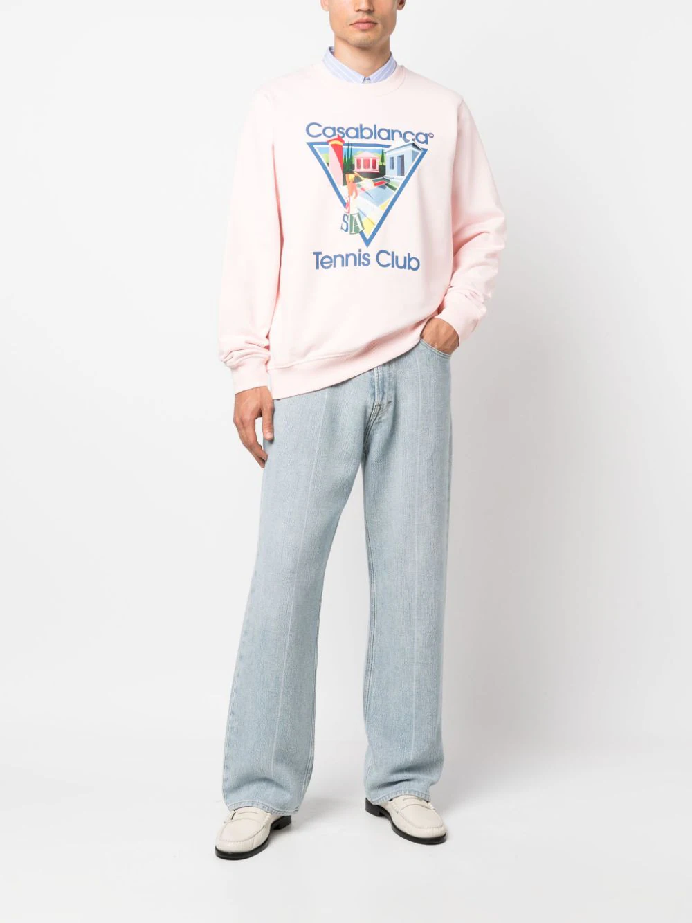 Casablanca Sweaters Pink MF23JTP00112 (Casablanca / スウェット・フーディー ) | Casablanca (カサブランカ)(1)