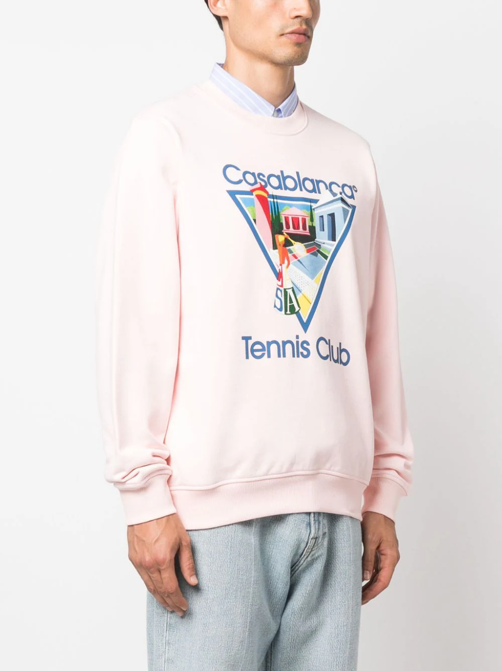 Casablanca Sweaters Pink MF23JTP00112 (Casablanca / スウェット・フーディー ) | Casablanca (カサブランカ)(2)