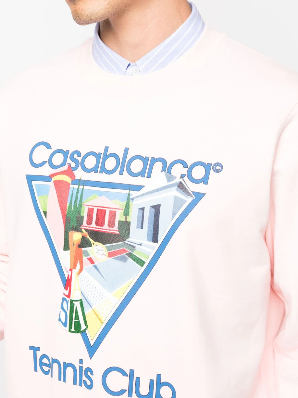 Casablanca Sweaters Pink MF23JTP00112 (Casablanca / スウェット・フーディー ) | Casablanca (カサブランカ)(4)