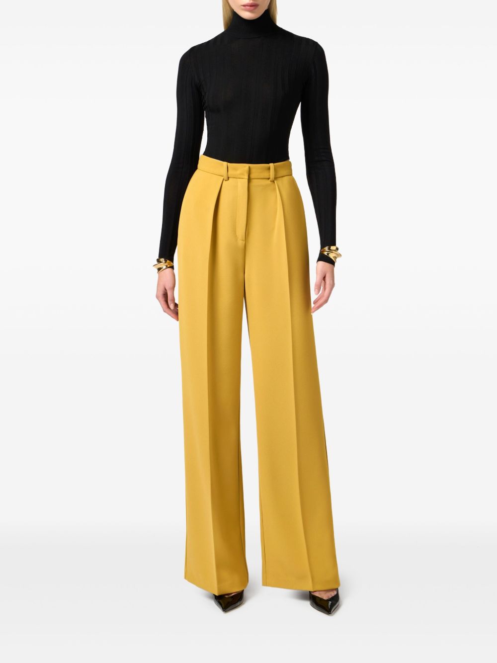 Elisabetta Franchi Trousers Yellow PA09552E2DC6 (Elisabetta Franchi / パンツ ) | Elisabetta Franchi (エリザベッタ フランキ)(2)
