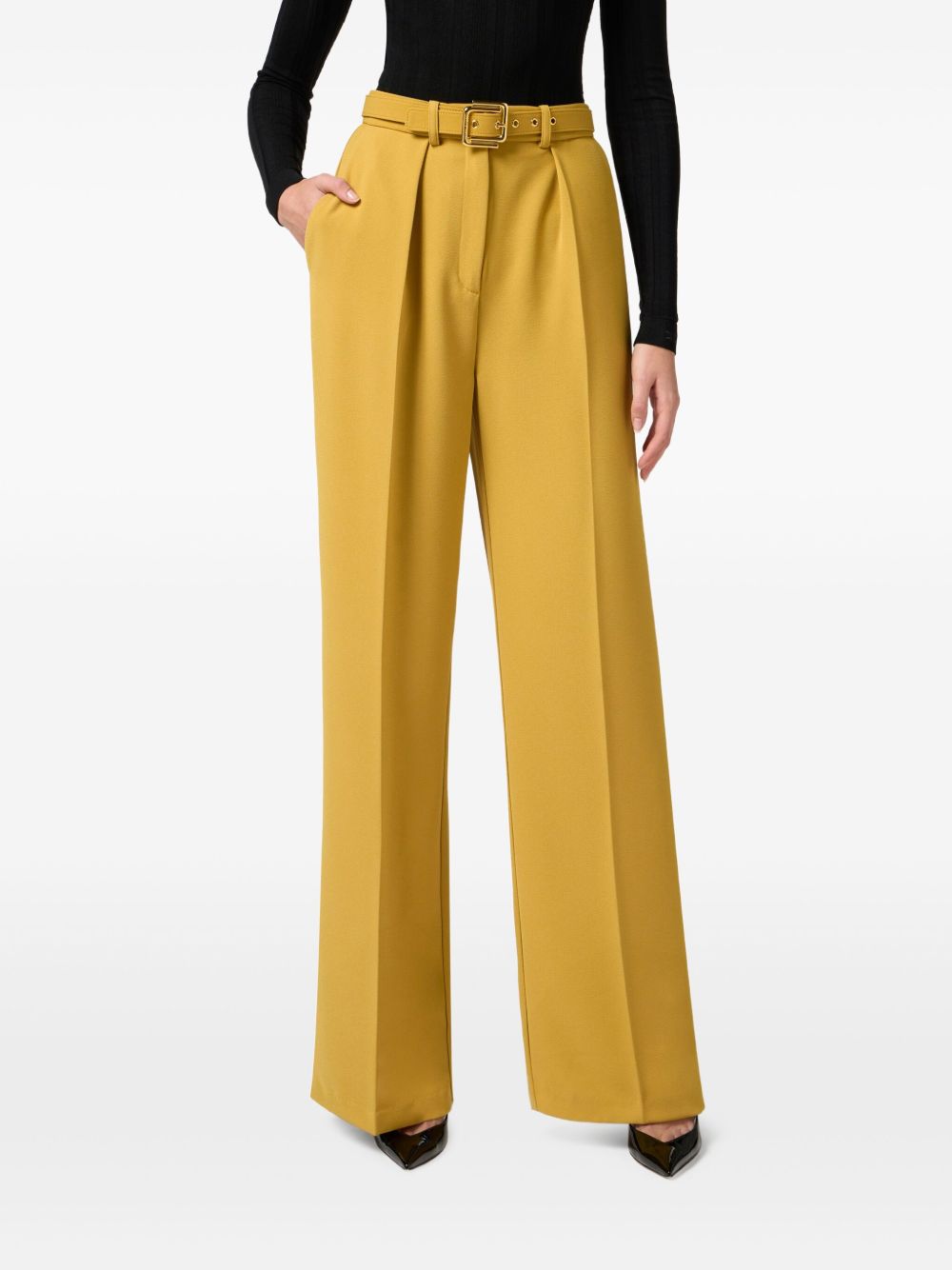 Elisabetta Franchi Trousers Yellow PA09552E2DC6 (Elisabetta Franchi / パンツ ) | Elisabetta Franchi (エリザベッタ フランキ)(3)