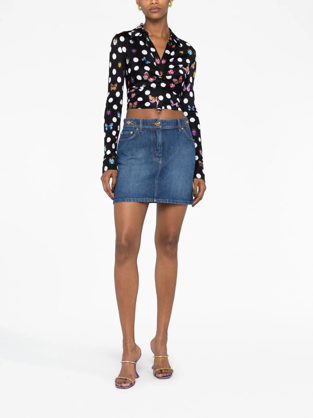 Versace Skirts Blue 10115201A070791D100 (VERSACE / スカート ) | VERSACE (ヴェルサーチェ)(1)