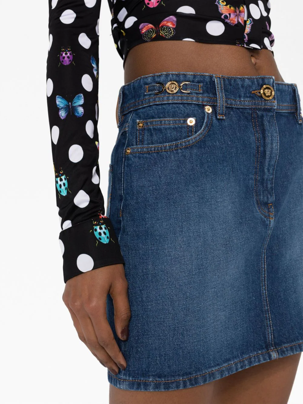 Versace Skirts Blue 10115201A070791D100 (VERSACE / スカート ) | VERSACE (ヴェルサーチェ)(2)