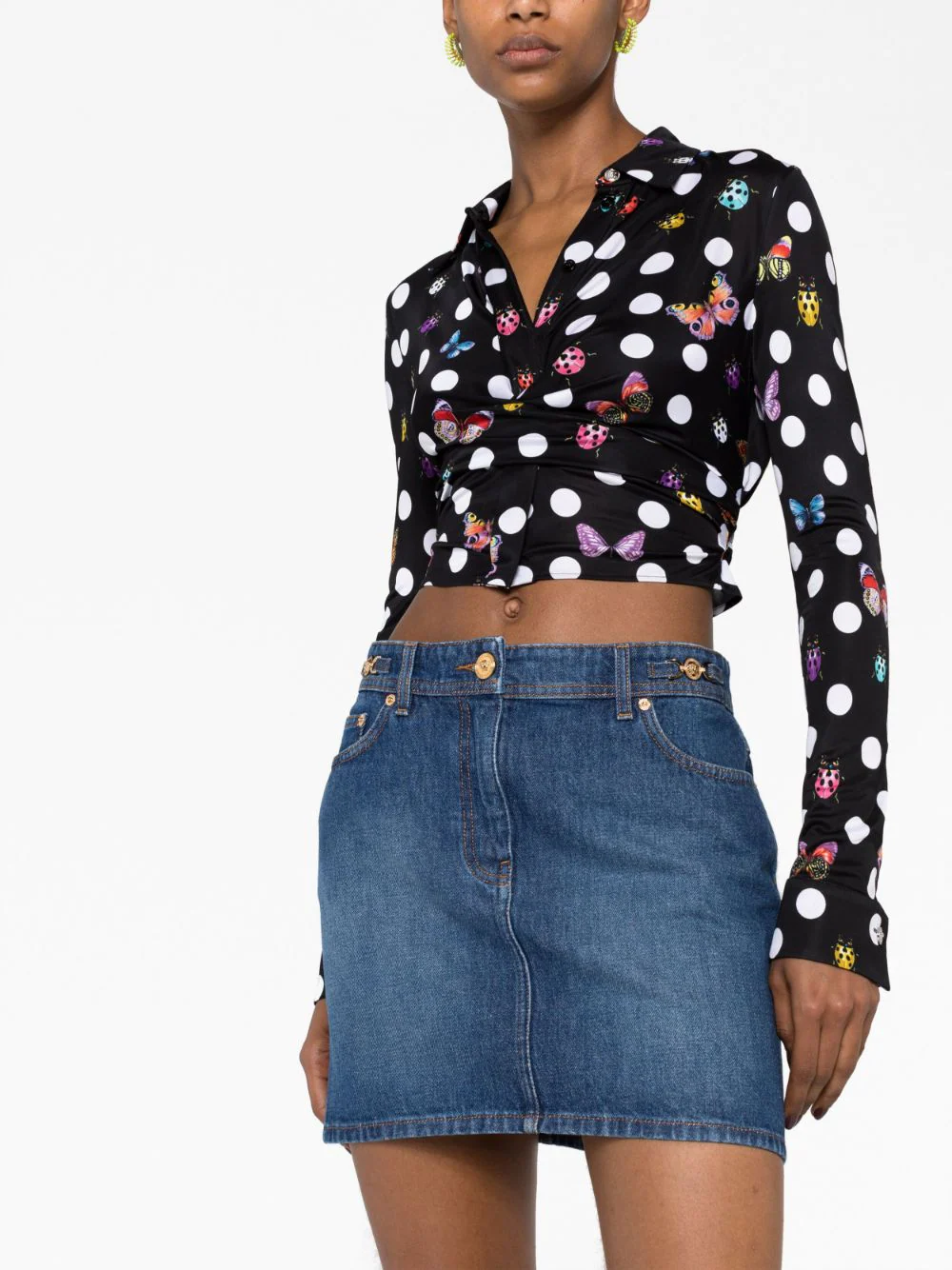 Versace Skirts Blue 10115201A070791D100 (VERSACE / スカート ) | VERSACE (ヴェルサーチェ)(4)