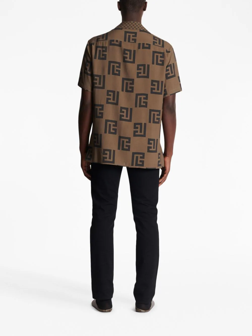 Balmain Shirts Brown BH0HN066VD89WFP (Balmain / シャツ・ブラウス ) | Balmain (バルマン)(3)