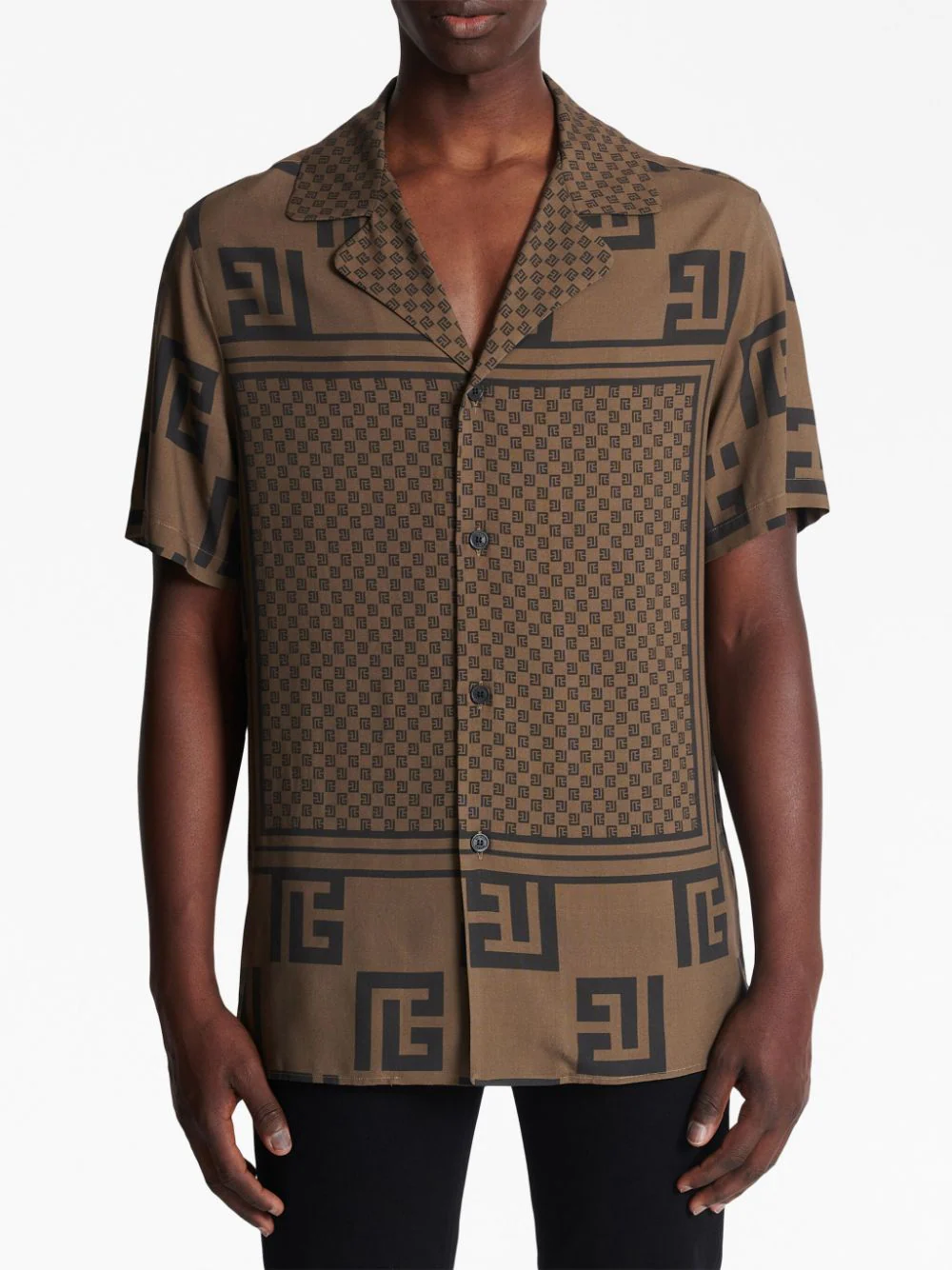 Balmain Shirts Brown BH0HN066VD89WFP (Balmain / シャツ・ブラウス ) | Balmain (バルマン)(4)