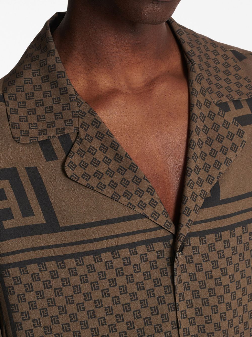 Balmain Shirts Brown BH0HN066VD89WFP (Balmain / シャツ・ブラウス ) | Balmain (バルマン)(6)