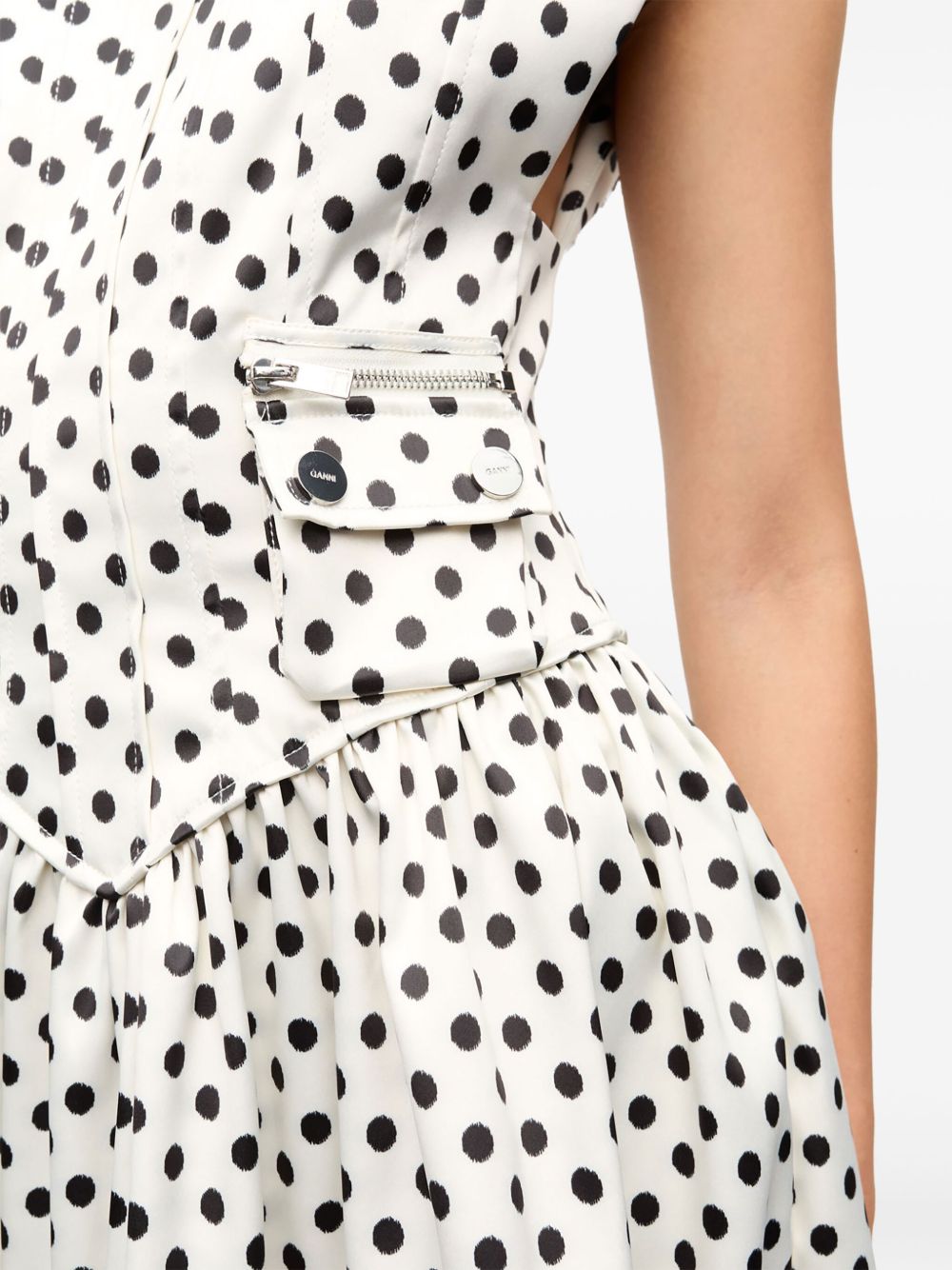 GANNI Dresses White W0363135 (GANNI / ワンピース・ドレス・オールインワン ) | GANNI (ガニー)(2)