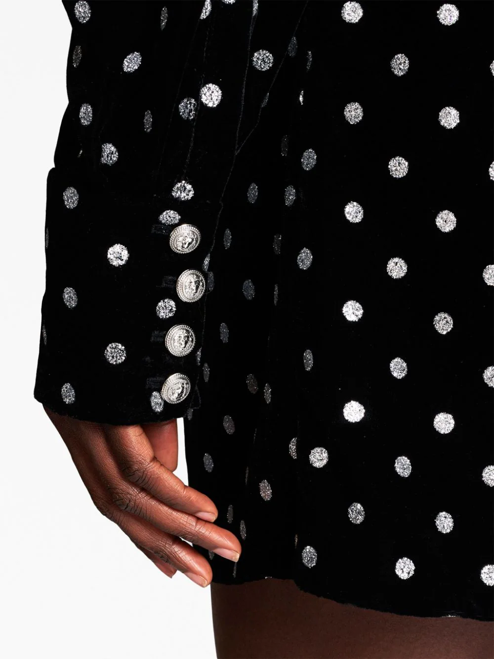 Balmain Dresses Black BF0R9081VD93EAC (Balmain / ワンピース・ドレス・オールインワン ) | Balmain (バルマン)(4)