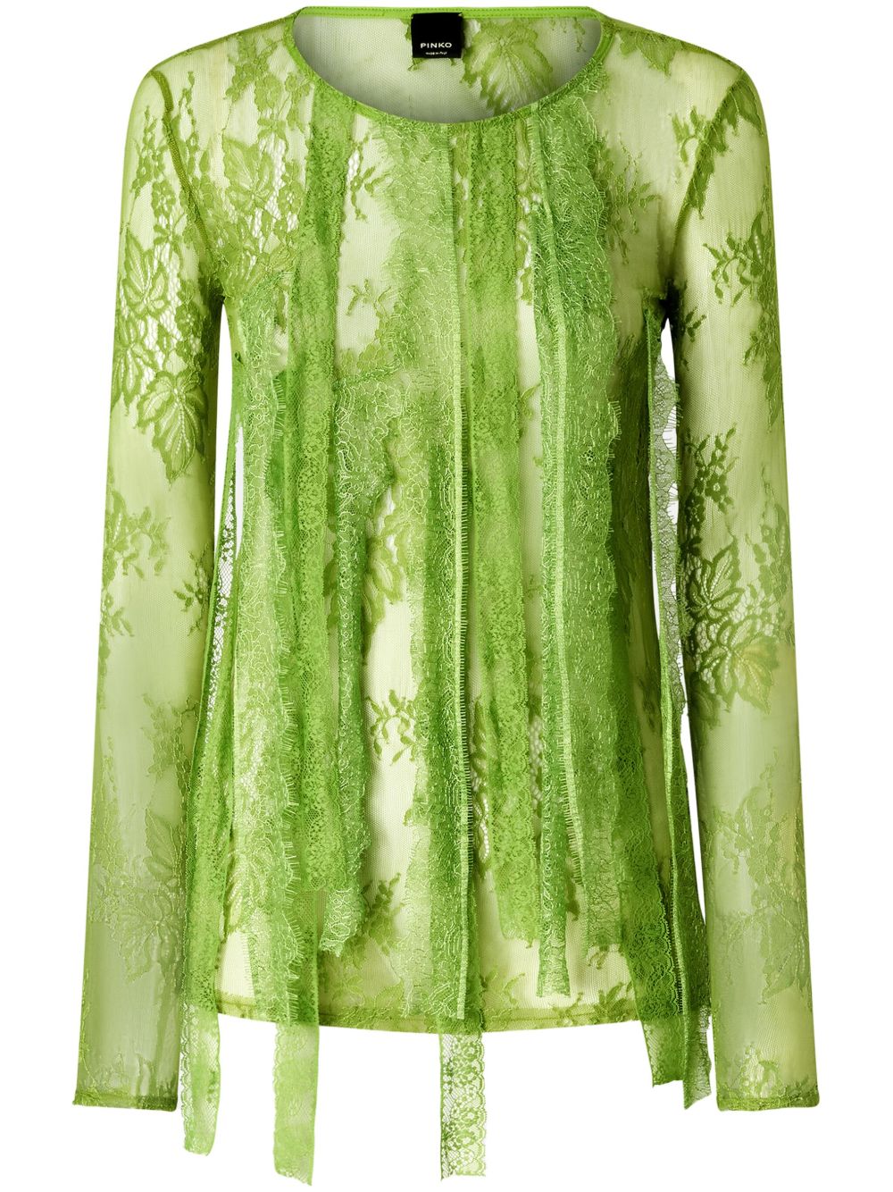 Pinko Top Green 104791A2EMFRATICELLOU11 (PINKO / Tシャツ・カットソー ) | PINKO (ピンコ)