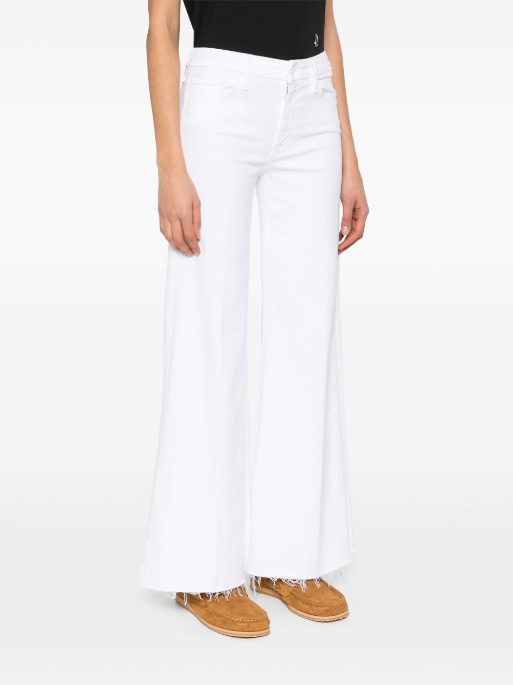 Mother Jeans White 1445753THEROLLERFRAYFOT (MOTHER / ジーンズ ) | MOTHER (マザー)(4)