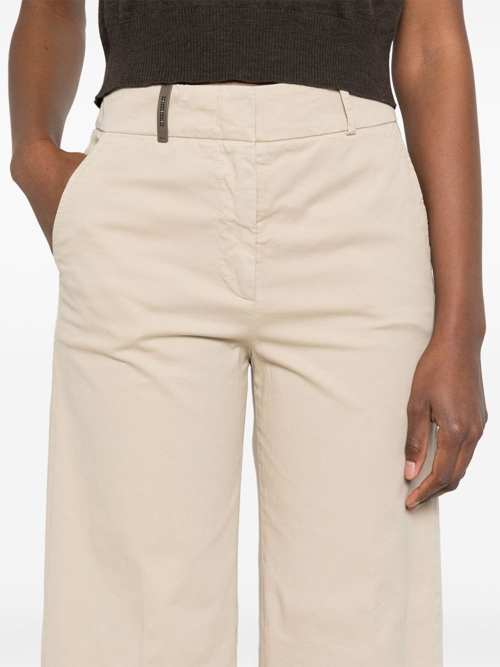 Peserico Trousers Beige P04736T302481045 (PESERICO / パンツ ) | PESERICO (ペセリコ)(2)