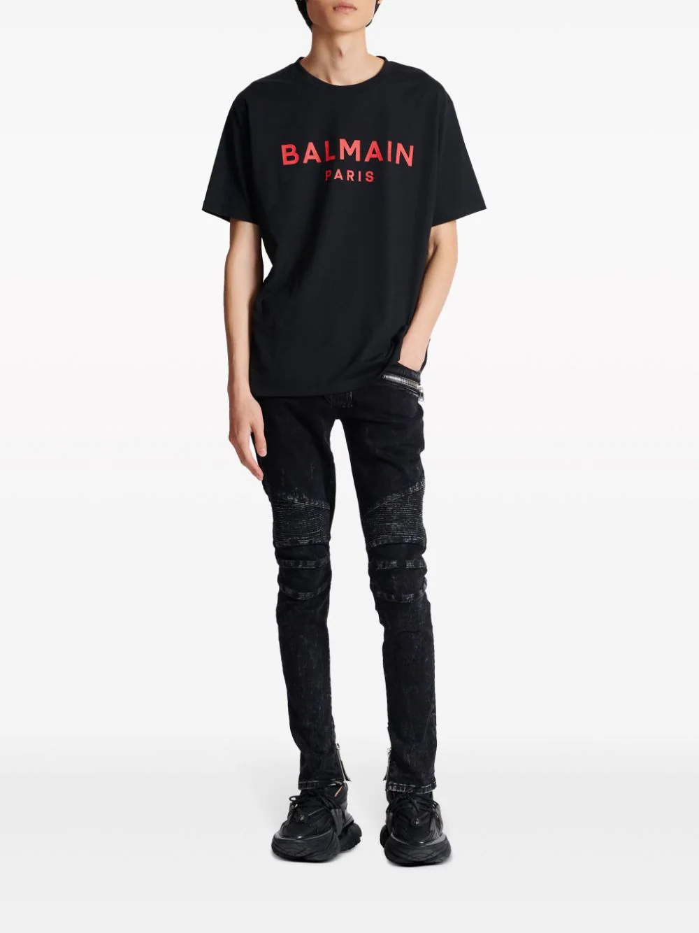 Balmain T-shirts and Polos Black CH0EG000BB73EIK (Balmain / Tシャツ・カットソー ) | Balmain (バルマン)(1)