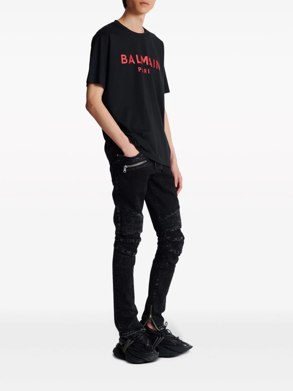 Balmain T-shirts and Polos Black CH0EG000BB73EIK (Balmain / Tシャツ・カットソー ) | Balmain (バルマン)(2)