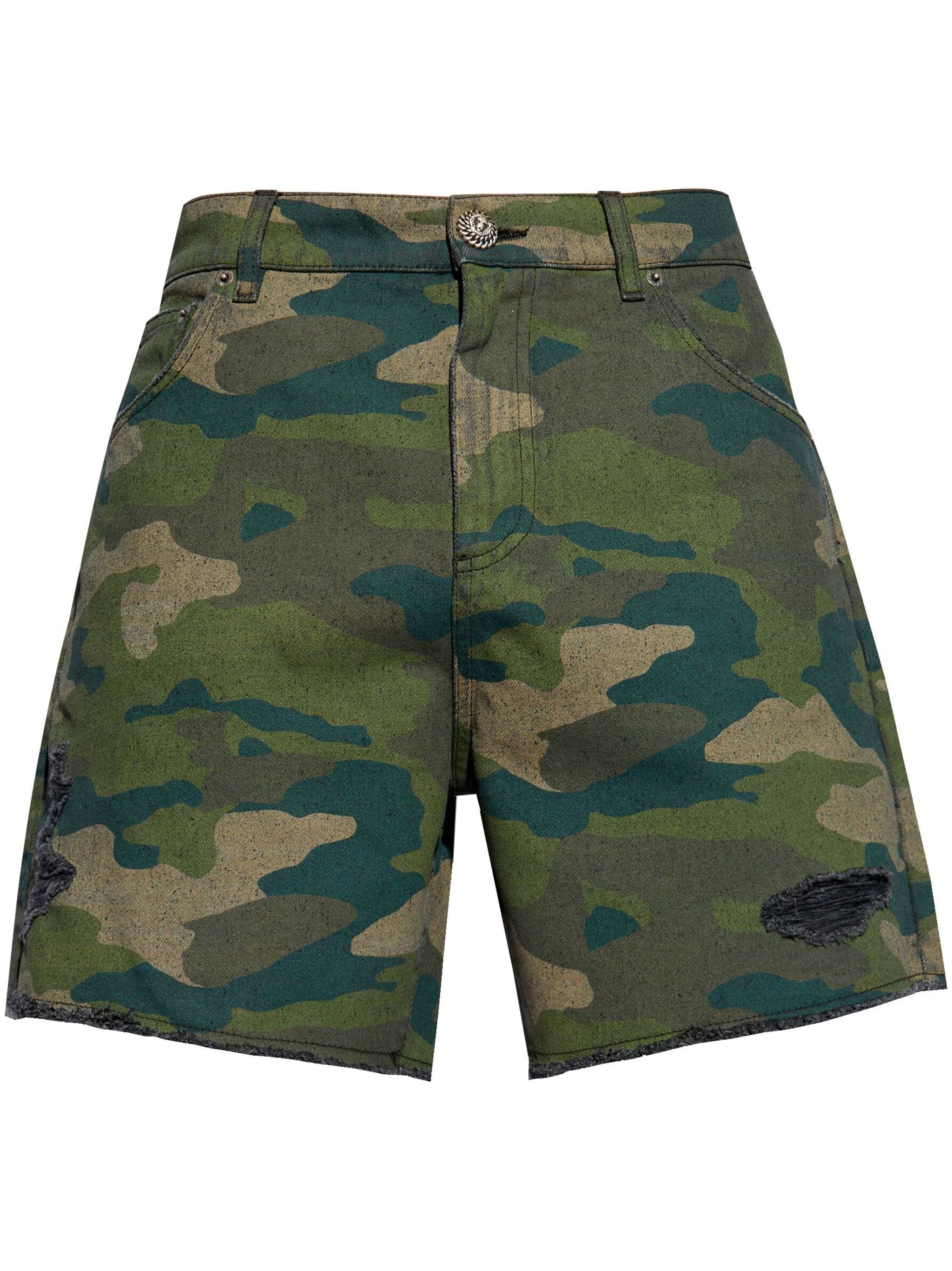 Balmain Shorts Green CH2MA025DE49UDF (Balmain / ショートパンツ ) | Balmain (バルマン)