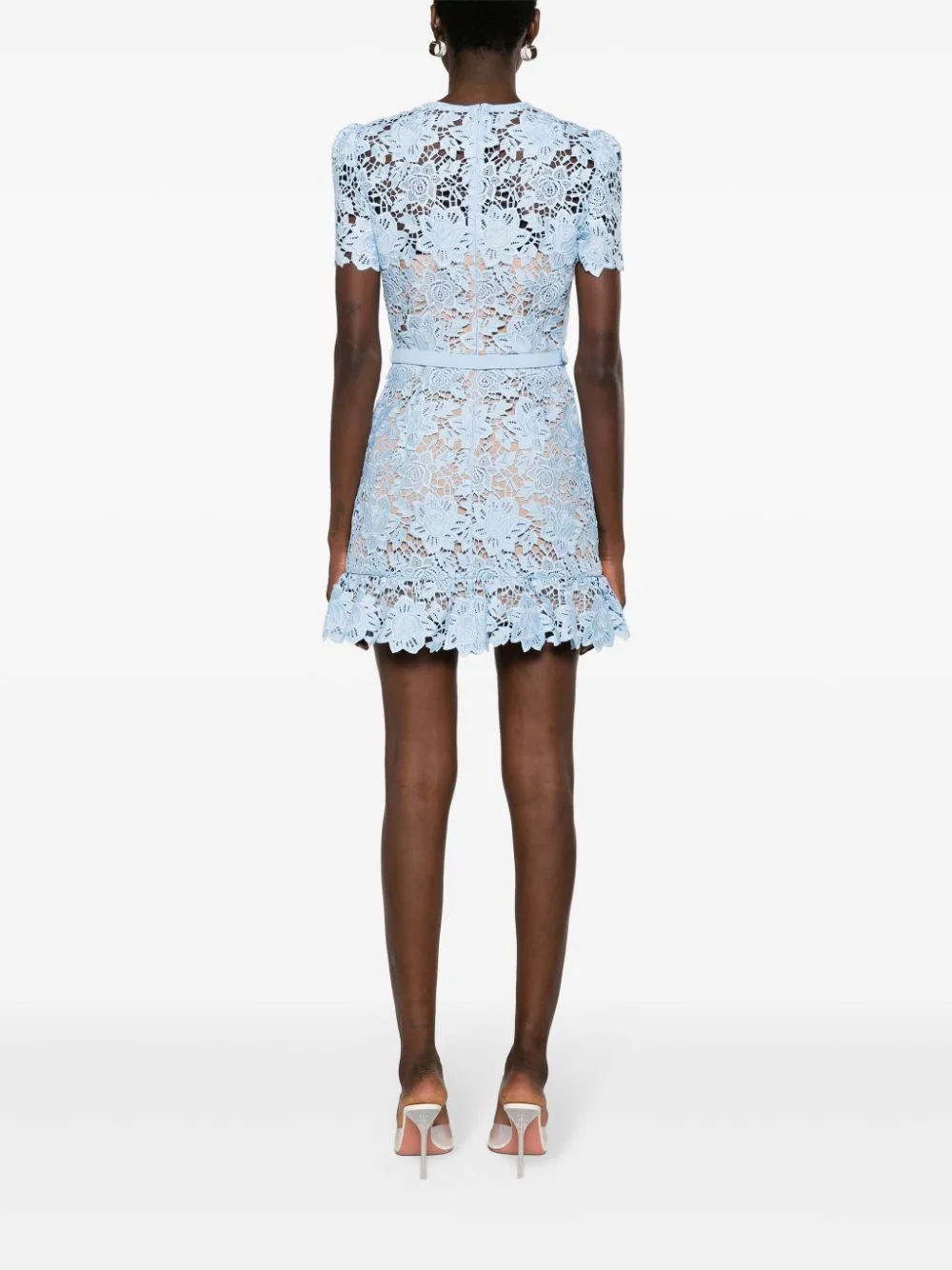 SELF PORTRAIT Dresses Clear Blue RS24164SBLBLUE (self-portrait / ワンピース・ドレス・オールインワン ) | self-portrait (セルフ・ポートレイト)(3)