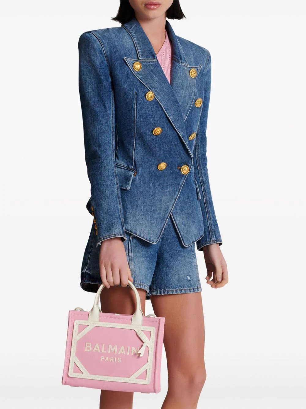 Balmain Bags.. Pink CN0FE900TCOYO32 (Balmain / トートバッグ ) | Balmain (バルマン)(2)
