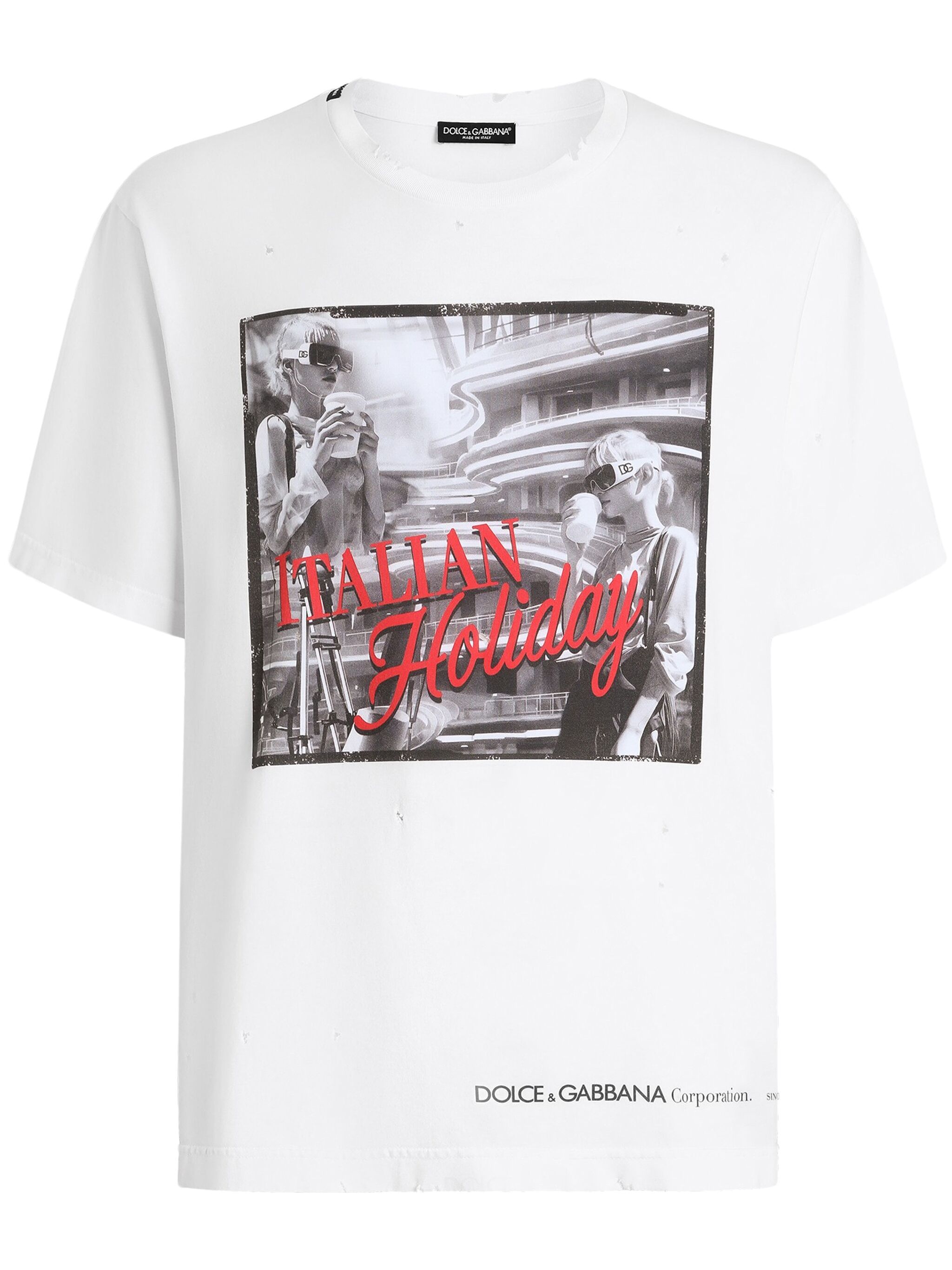 Dolce & Gabbana T-shirts and Polos White G8PN9TG7O4TW0800 (Dolce & Gabbana / Tシャツ・カットソー ) | Dolce & Gabbana (ドルチェガッバーナ)