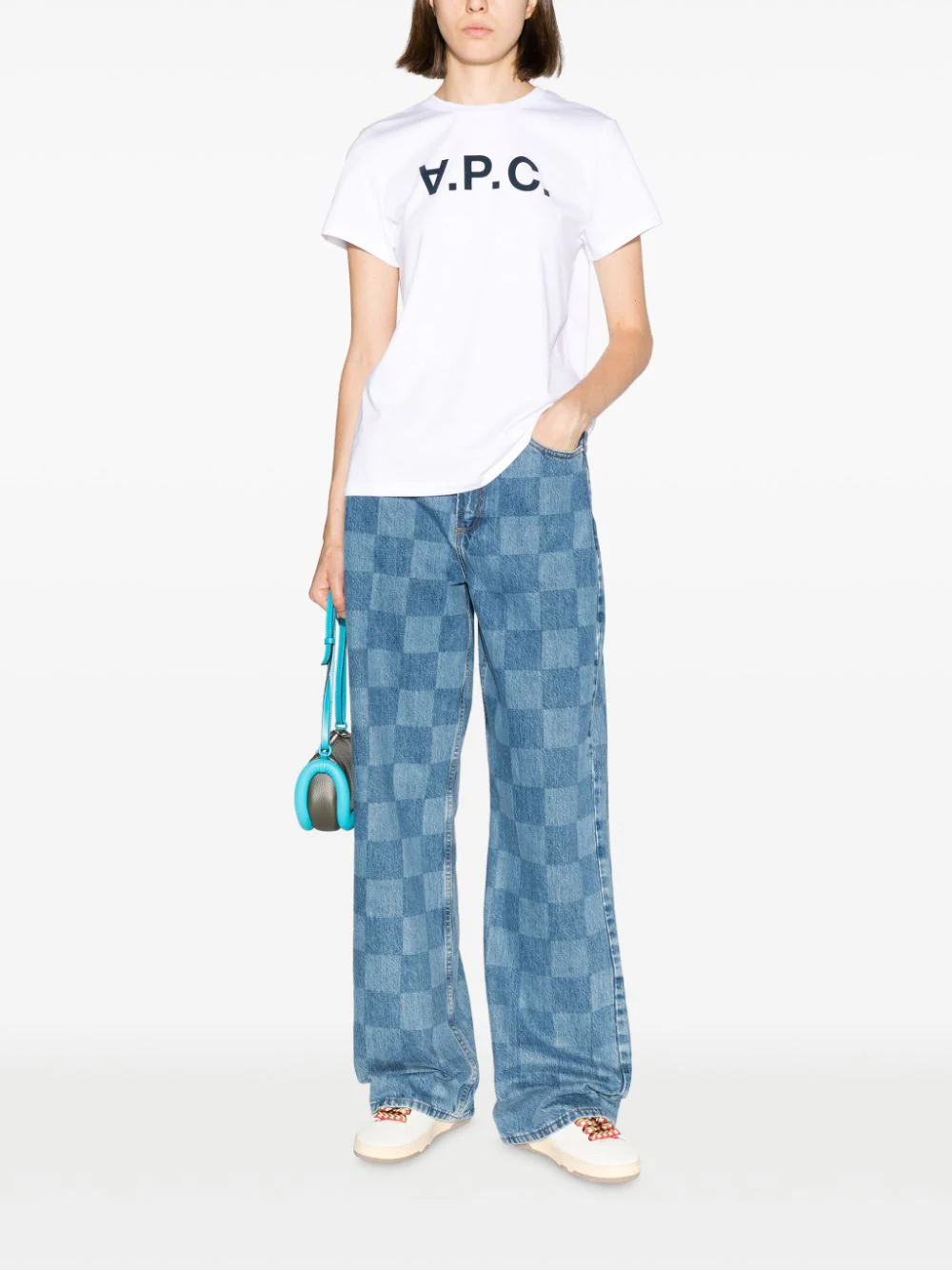 A.P.C. T-shirts and Polos White COBQXF26588IAK (A.P.C. / Tシャツ・カットソー ) | A.P.C. (アーペーセー)(1)
