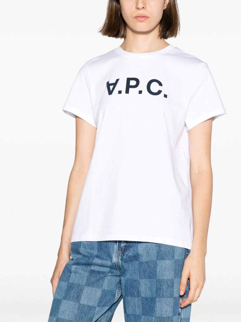 A.P.C. T-shirts and Polos White COBQXF26588IAK (A.P.C. / Tシャツ・カットソー ) | A.P.C. (アーペーセー)(4)