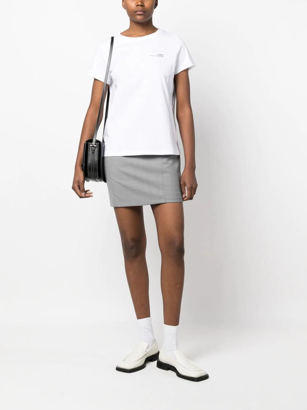 A.P.C. T-shirts and Polos White COFBTF26012AAB (A.P.C. / Tシャツ・カットソー ) | A.P.C. (アーペーセー)(1)