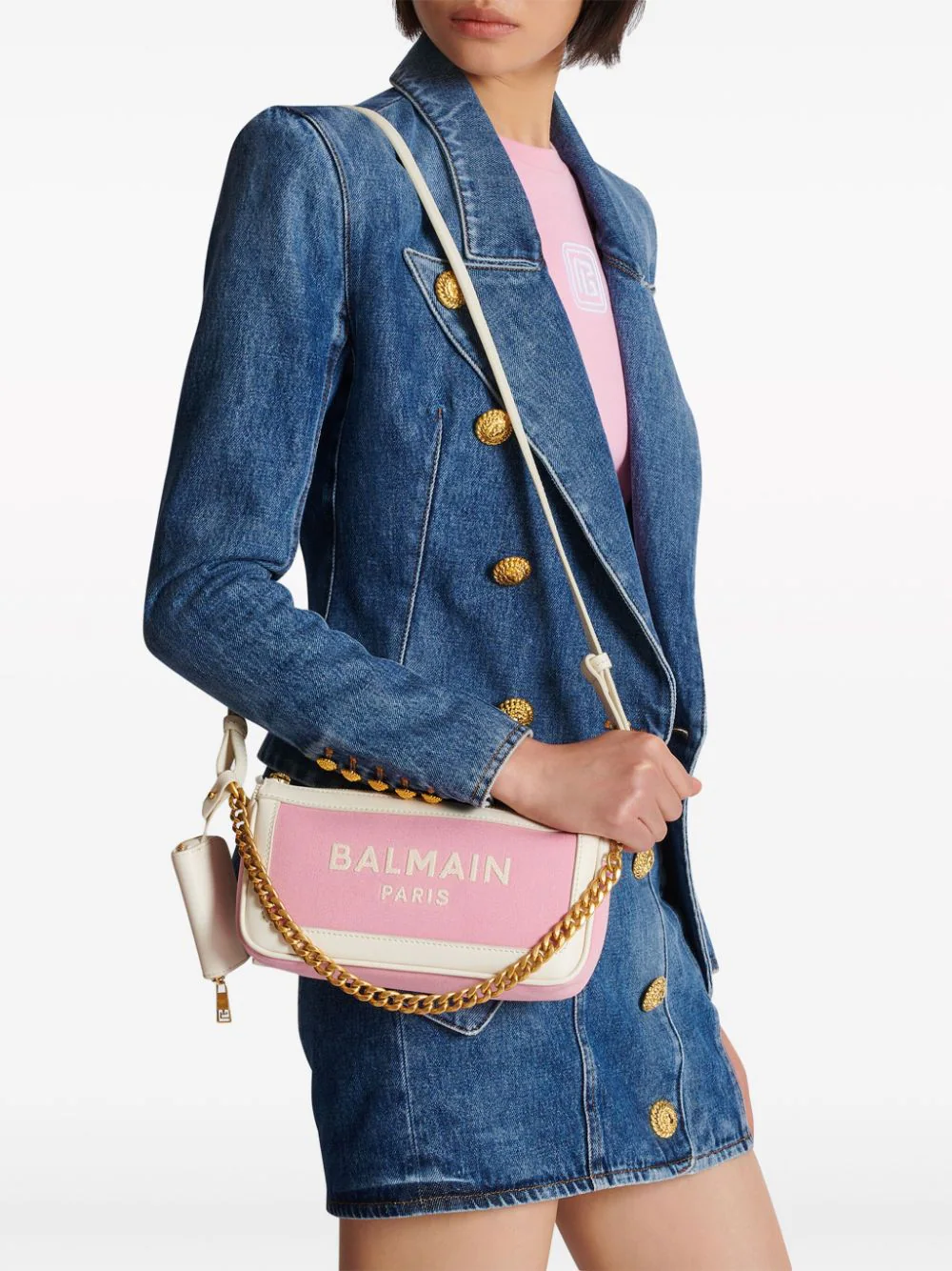 Balmain Bags.. Pink CN0LN784TCDYO32 (Balmain / ハンドバッグ・ショルダーバッグ ) | Balmain (バルマン)(2)