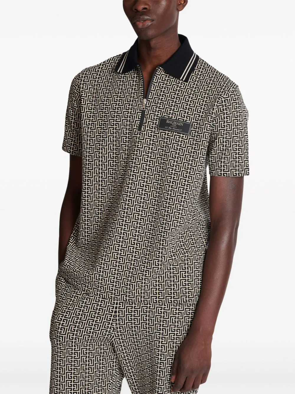 Balmain T-shirts and Polos Black CH1GC027JC97GFE (Balmain / ポロシャツ ) | Balmain (バルマン)(2)