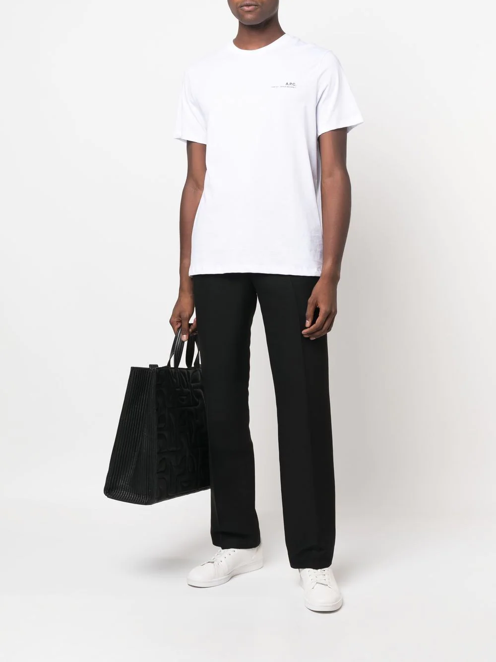 A.P.C. T-shirts and Polos White COFBTH26904AAB (A.P.C. / Tシャツ・カットソー ) | A.P.C. (アーペーセー)(1)