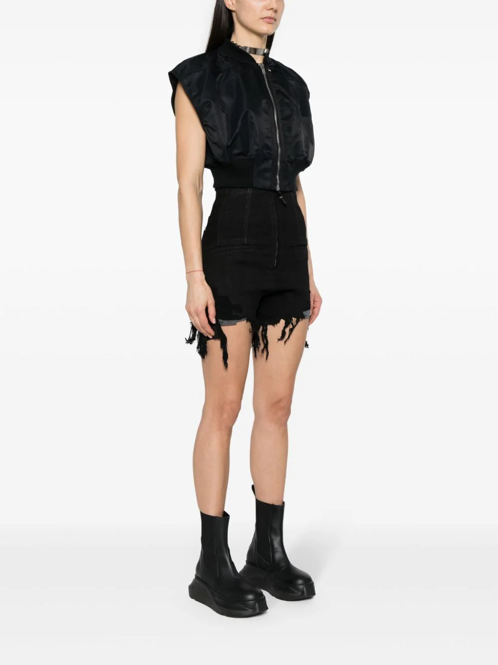 RICK OWENS DRKSHDW Jackets Black DS01D1717BR09 (Rick Owens DRKSHDW / スーツ・ジャケット ) | Rick Owens DRKSHDW (リック オウエンス ダークシャドウ)(2)