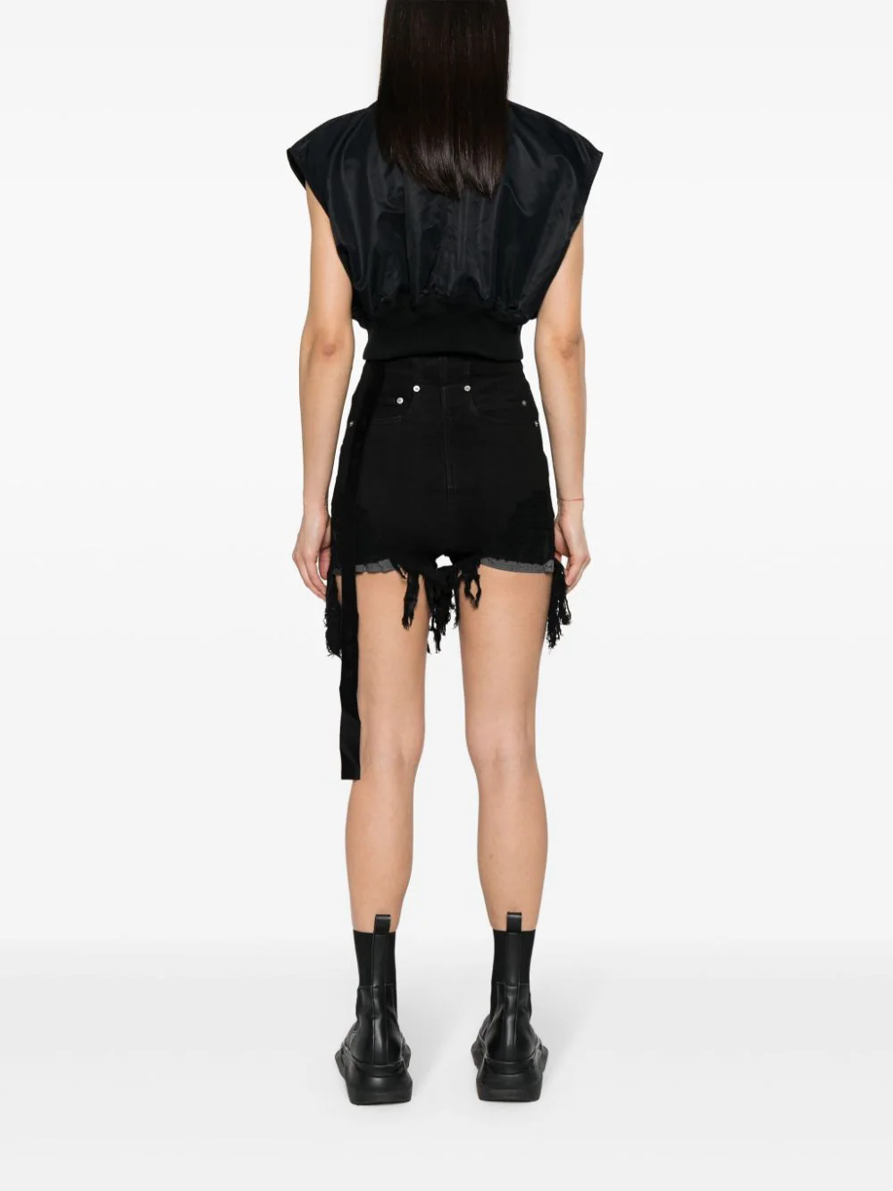 RICK OWENS DRKSHDW Jackets Black DS01D1717BR09 (Rick Owens DRKSHDW / スーツ・ジャケット ) | Rick Owens DRKSHDW (リック オウエンス ダークシャドウ)(3)