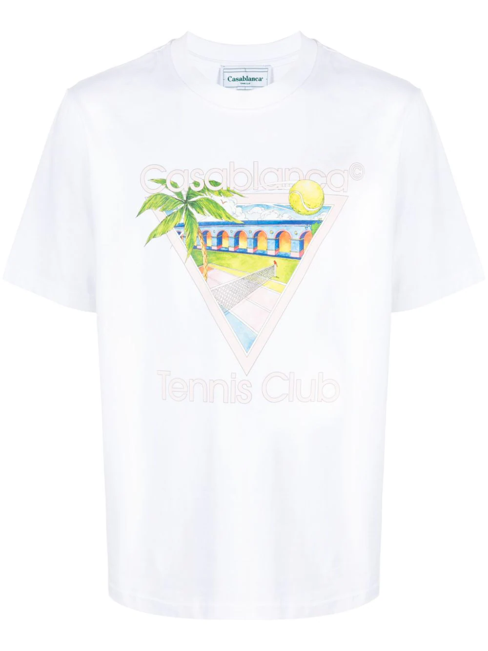 Casablanca T-shirts and Polos White UMPS24JTS00101 (Casablanca / Tシャツ・カットソー ) | Casablanca (カサブランカ)