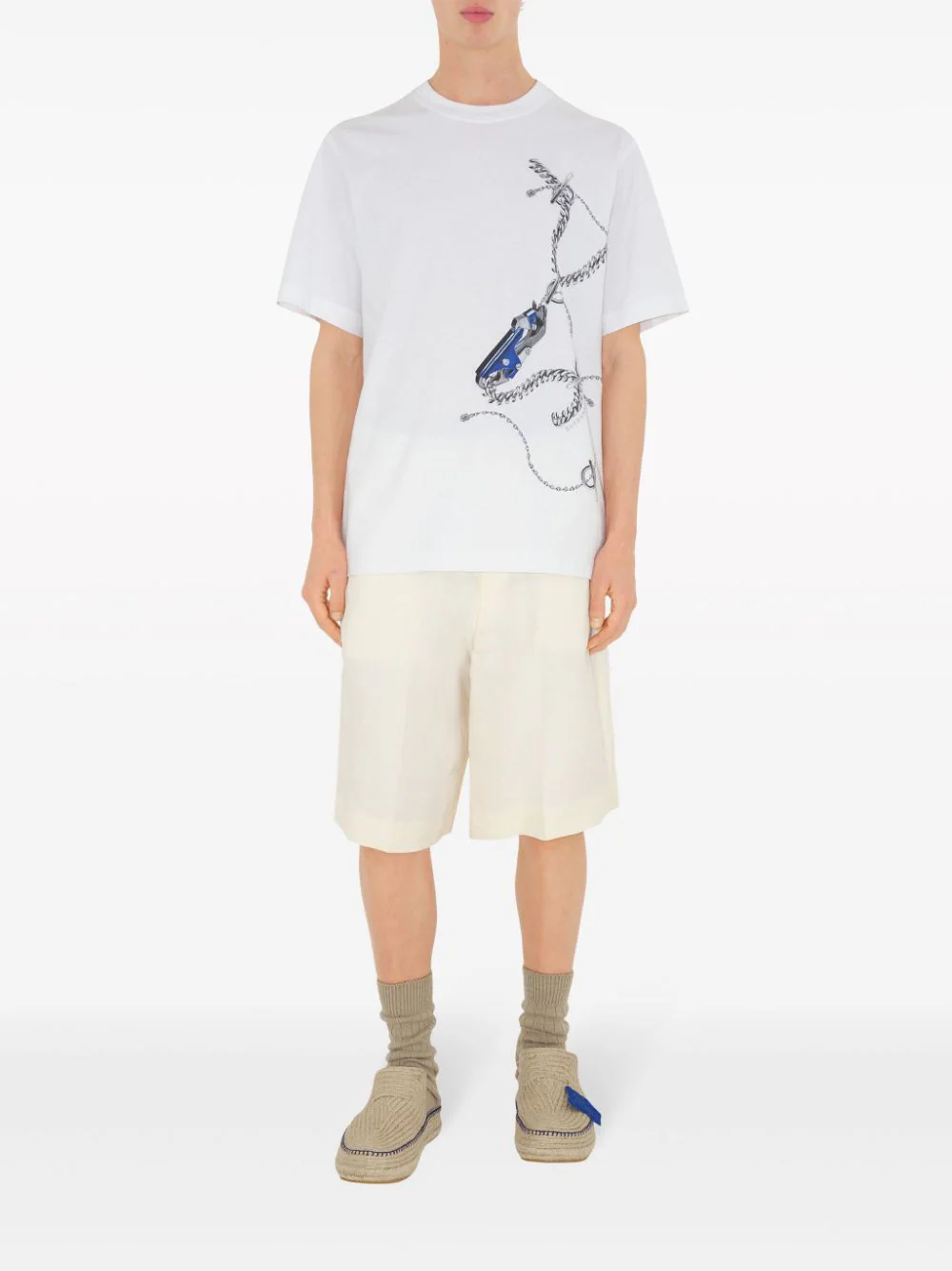 Burberry T-shirts and Polos White 8089334B7647 (Burberry / Tシャツ・カットソー ) | Burberry (バーバリー)(1)