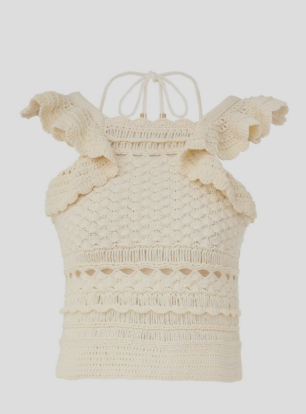 Zimmermann T-shirts and Polos White 3834TSS243CRM (ZIMMERMANN / Tシャツ・カットソー ) | ZIMMERMANN (ジマーマン)