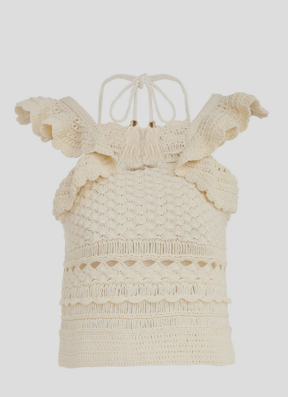 Zimmermann T-shirts and Polos White 3834TSS243CRM (ZIMMERMANN / Tシャツ・カットソー ) | ZIMMERMANN (ジマーマン)(1)