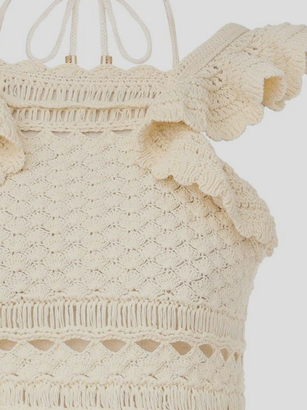 Zimmermann T-shirts and Polos White 3834TSS243CRM (ZIMMERMANN / Tシャツ・カットソー ) | ZIMMERMANN (ジマーマン)(2)