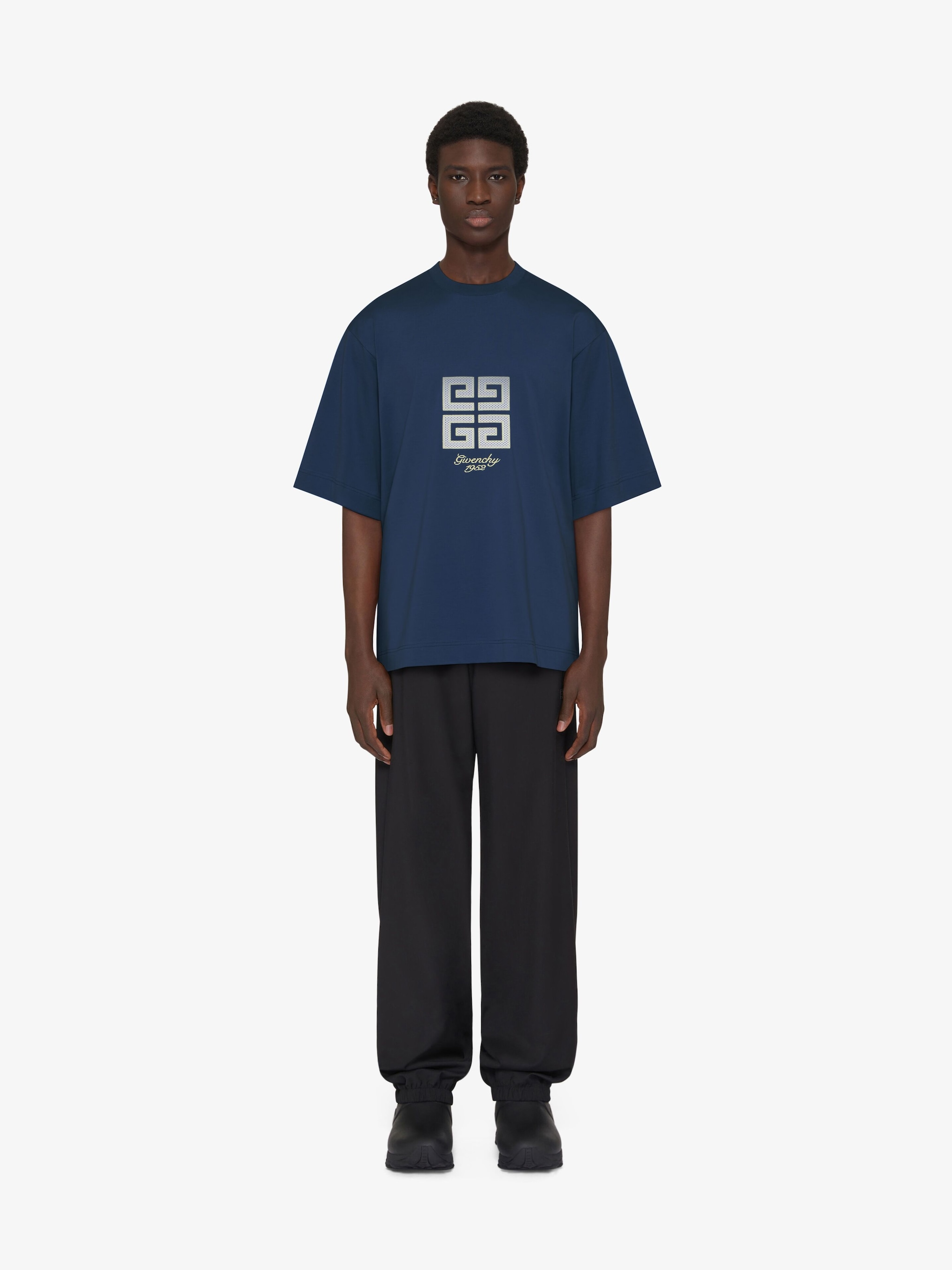 Givenchy T-shirts and Polos Blue BM712H3YMV420 (GIVENCHY / Tシャツ・カットソー ) | GIVENCHY (ジバンシィ)(1)