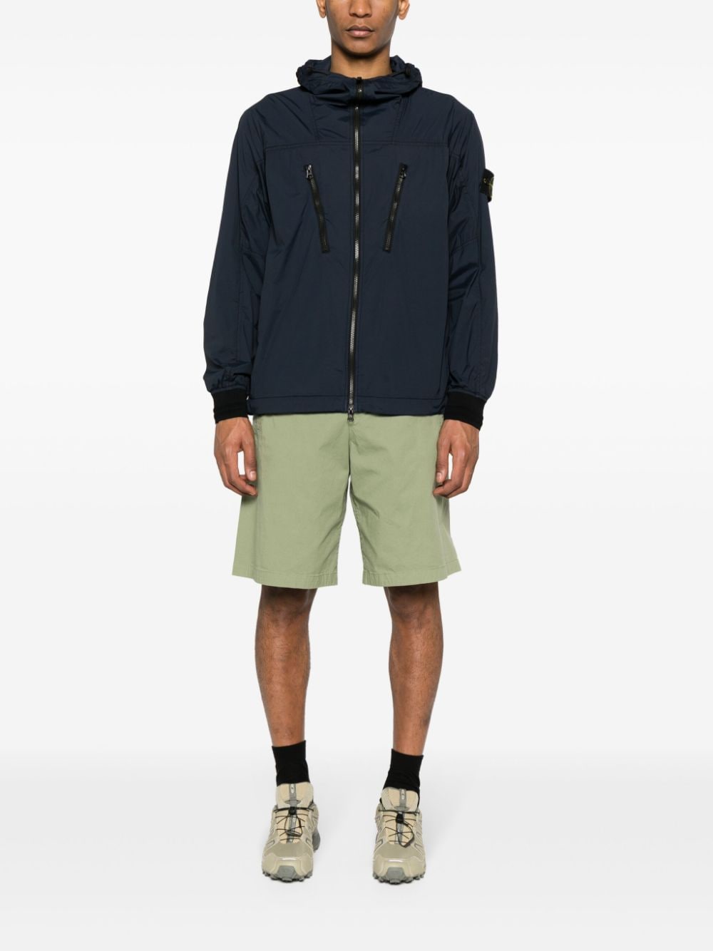 Stone Island Coats Blue 801540425V0020 (STONE ISLAND / カジュアルジャケット・ベスト ) | STONE ISLAND (ストーンアイランド)(5)