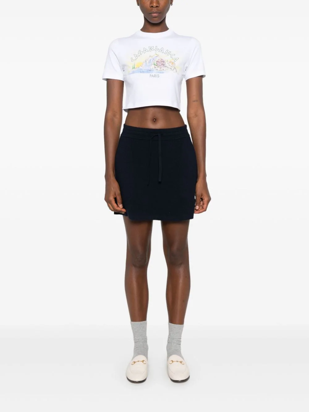 Casablanca T-shirts and Polos White WF24JTS00901 (Casablanca / Tシャツ・カットソー ) | Casablanca (カサブランカ)(1)