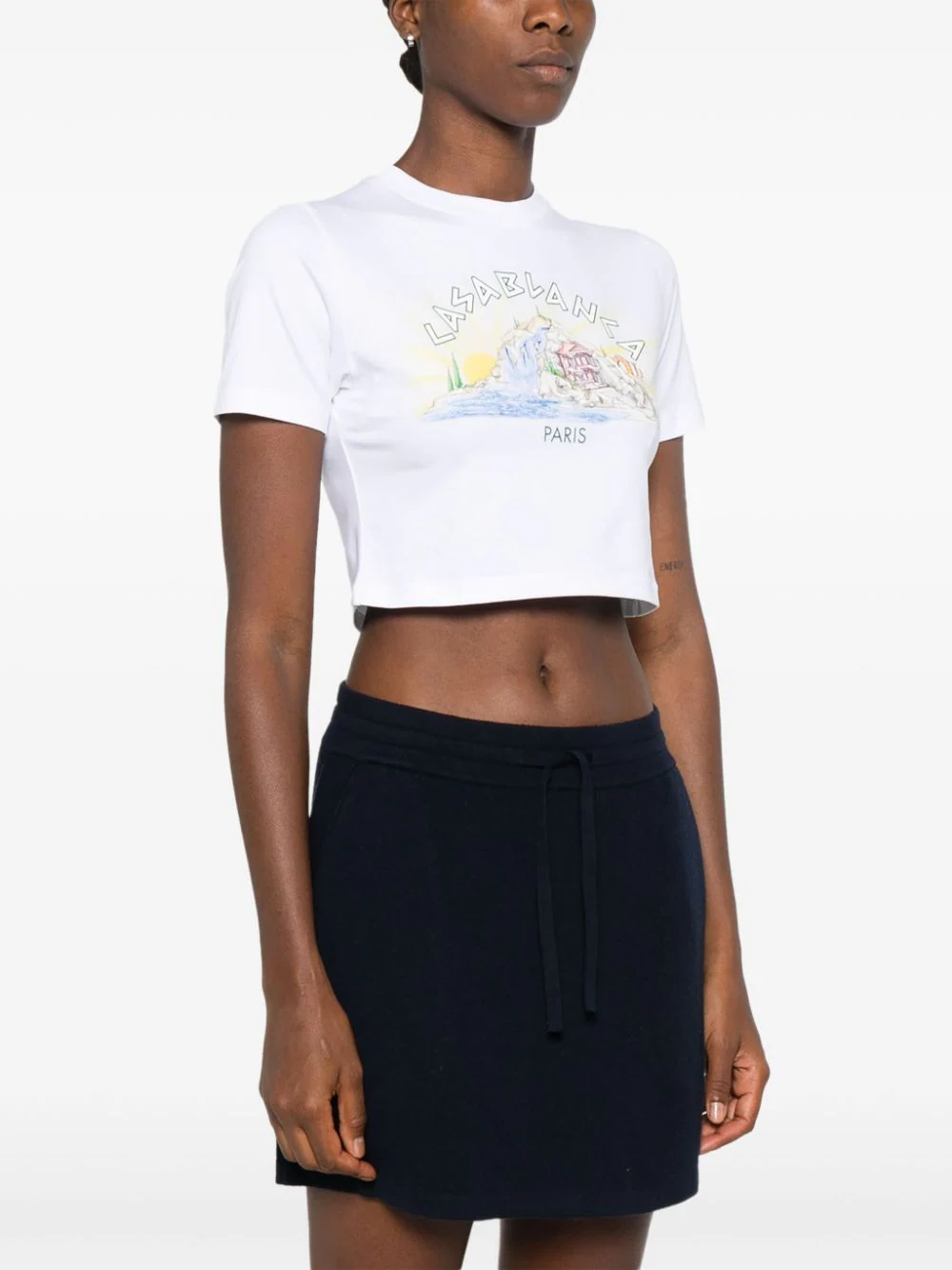 Casablanca T-shirts and Polos White WF24JTS00901 (Casablanca / Tシャツ・カットソー ) | Casablanca (カサブランカ)(2)