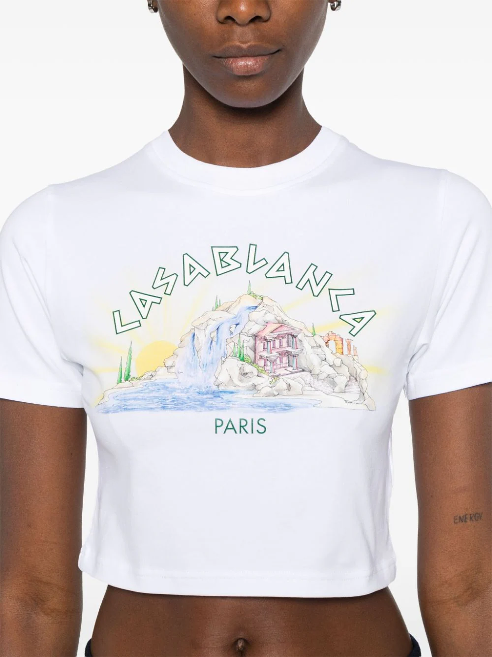 Casablanca T-shirts and Polos White WF24JTS00901 (Casablanca / Tシャツ・カットソー ) | Casablanca (カサブランカ)(4)
