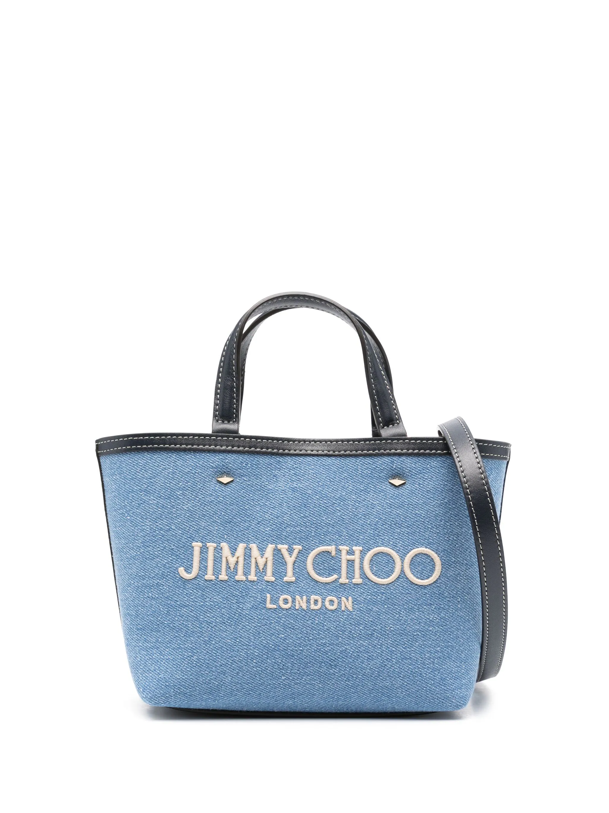 Jimmy Choo Bags.. Blue MINIMARLIAKZDENIM (JIMMY CHOO / トートバッグ ) | JIMMY CHOO (ジミー チュウ)