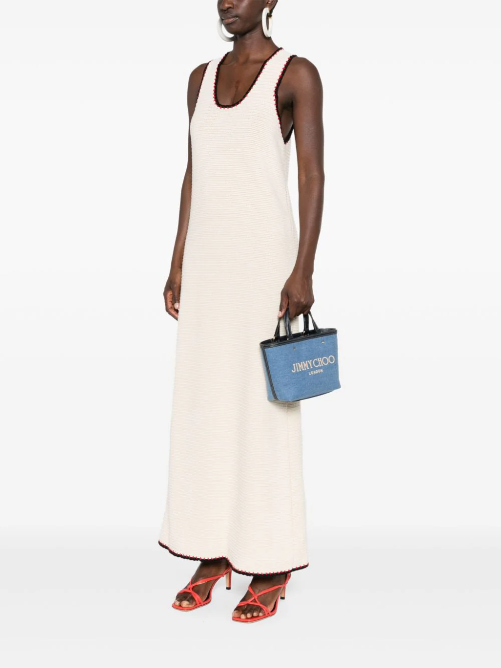 Jimmy Choo Bags.. Blue MINIMARLIAKZDENIM (JIMMY CHOO / トートバッグ ) | JIMMY CHOO (ジミー チュウ)(1)