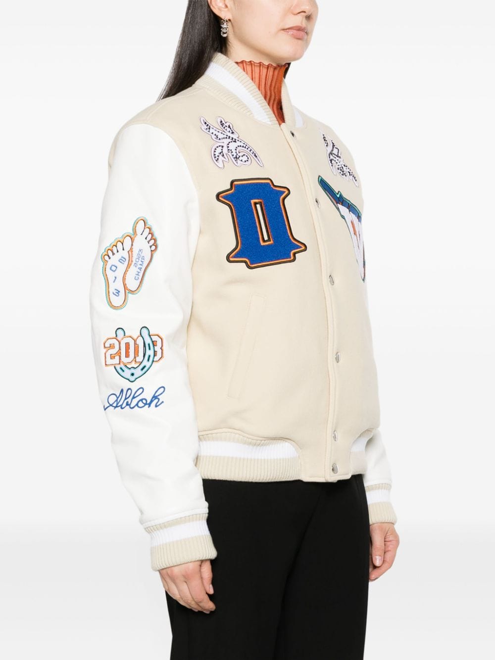 Off-White Dresses OWEK006S24FAB0010301 (Off-White / カジュアルジャケット ) | Off-White (オフホワイト)(1)