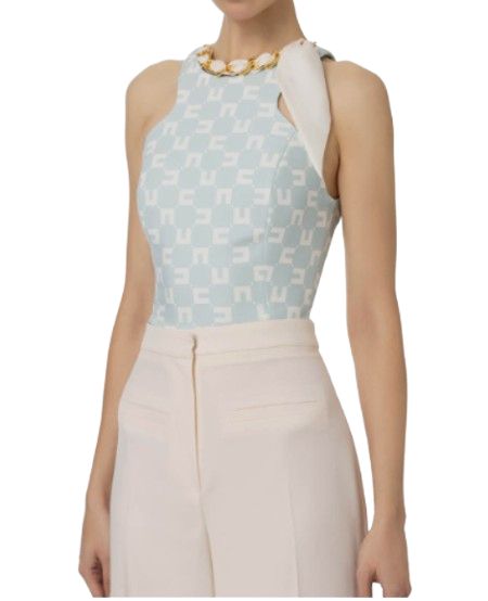 Elisabetta Franchi Top TOS0741E2BZ2 (Elisabetta Franchi / タンクトップ・キャミソール ) | Elisabetta Franchi (エリザベッタ フランキ)