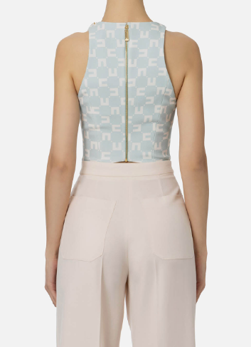 Elisabetta Franchi Top TOS0741E2BZ2 (Elisabetta Franchi / タンクトップ・キャミソール ) | Elisabetta Franchi (エリザベッタ フランキ)(1)