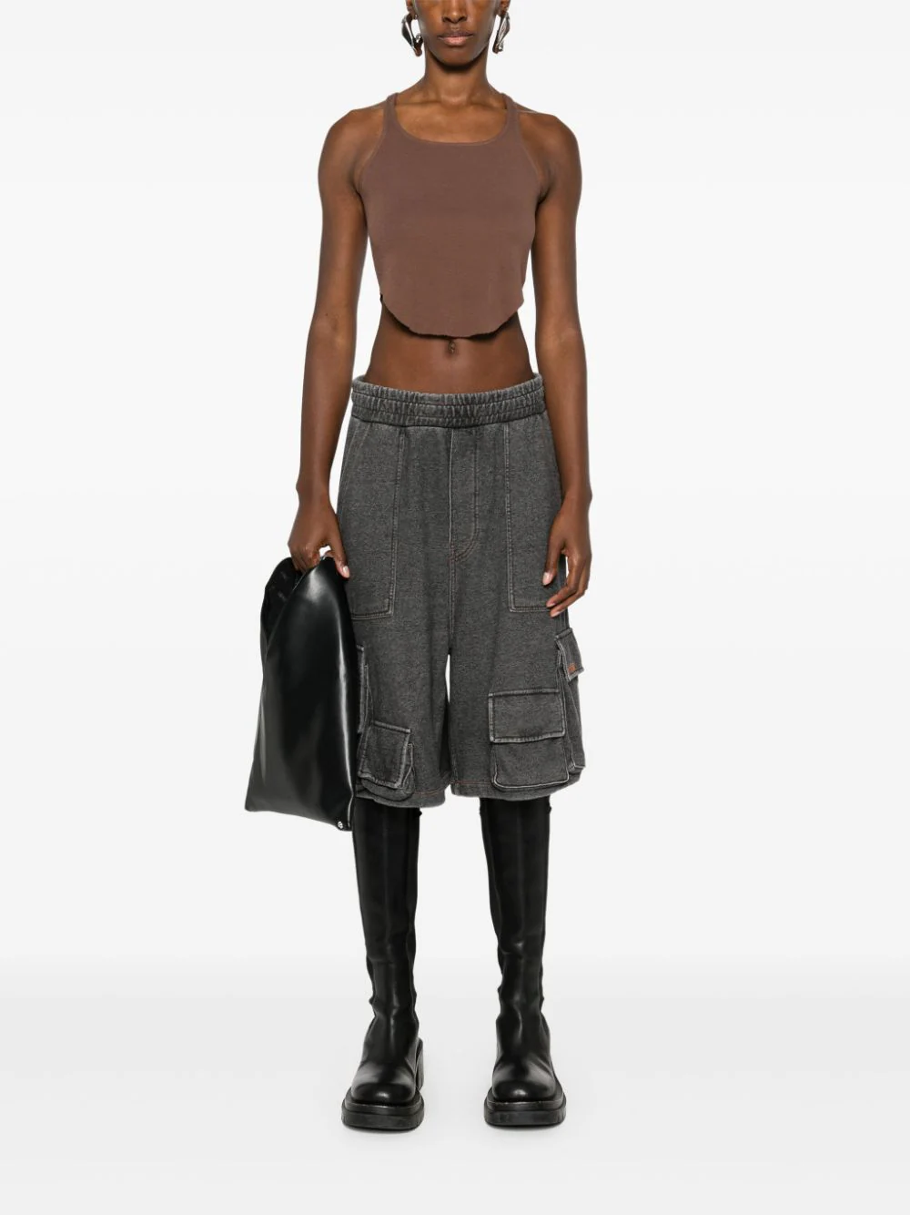 RICK OWENS DRKSHDW Top Brown DS02D2100RN83 (Rick Owens DRKSHDW / タンクトップ・キャミソール ) | Rick Owens DRKSHDW (リック オウエンス ダークシャドウ)(1)